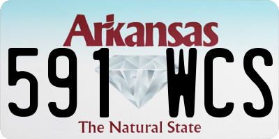 AR license plate 591WCS