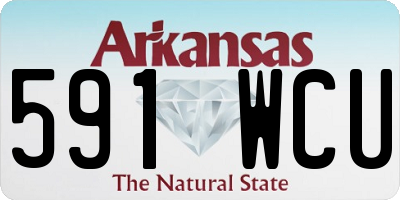 AR license plate 591WCU