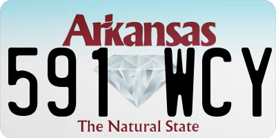 AR license plate 591WCY