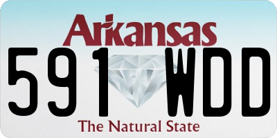 AR license plate 591WDD