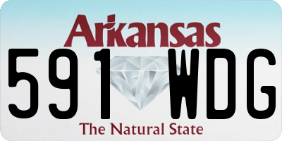 AR license plate 591WDG