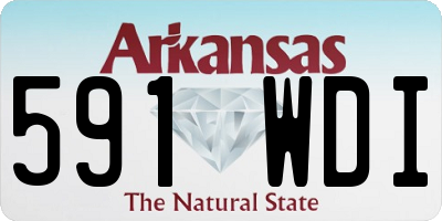 AR license plate 591WDI