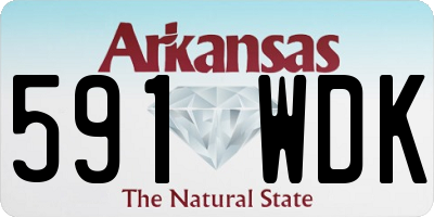 AR license plate 591WDK