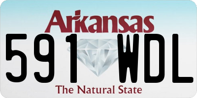 AR license plate 591WDL