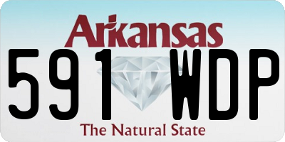 AR license plate 591WDP
