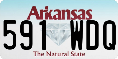 AR license plate 591WDQ