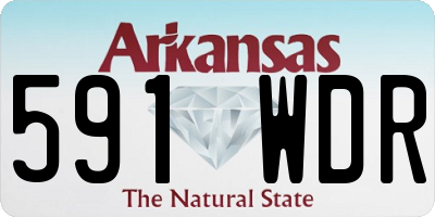 AR license plate 591WDR
