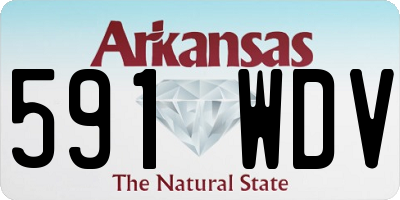 AR license plate 591WDV