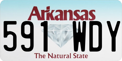 AR license plate 591WDY