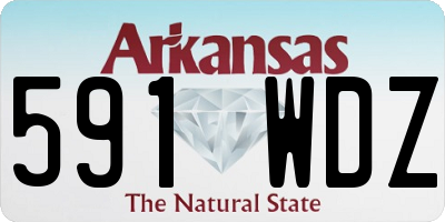 AR license plate 591WDZ