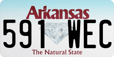 AR license plate 591WEC