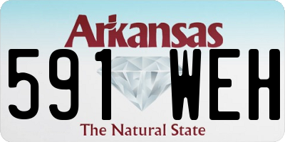 AR license plate 591WEH