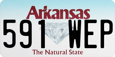 AR license plate 591WEP