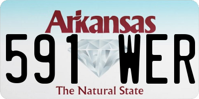 AR license plate 591WER