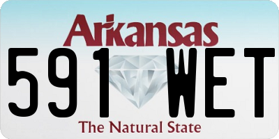 AR license plate 591WET