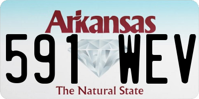 AR license plate 591WEV