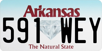 AR license plate 591WEY
