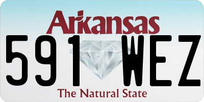 AR license plate 591WEZ