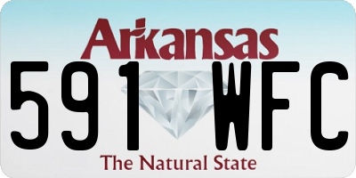 AR license plate 591WFC