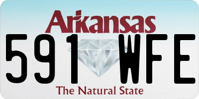 AR license plate 591WFE