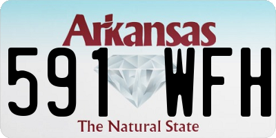 AR license plate 591WFH