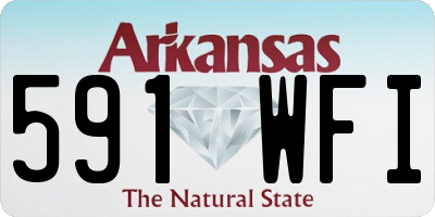 AR license plate 591WFI