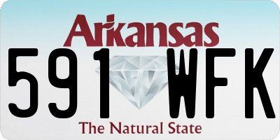 AR license plate 591WFK