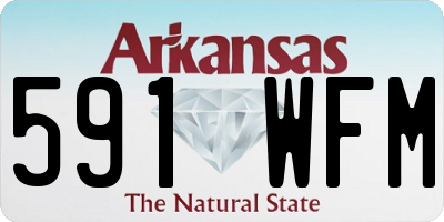 AR license plate 591WFM