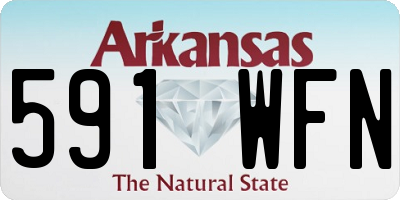 AR license plate 591WFN