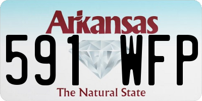AR license plate 591WFP