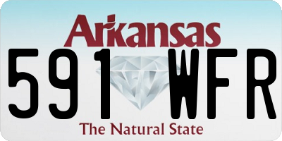 AR license plate 591WFR