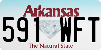 AR license plate 591WFT