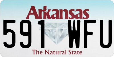 AR license plate 591WFU