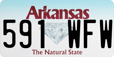 AR license plate 591WFW