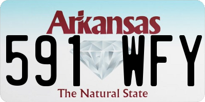 AR license plate 591WFY
