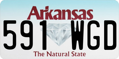 AR license plate 591WGD