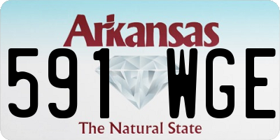 AR license plate 591WGE