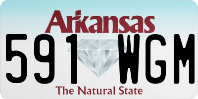 AR license plate 591WGM