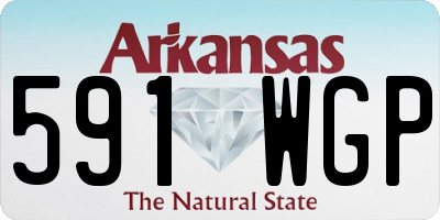 AR license plate 591WGP