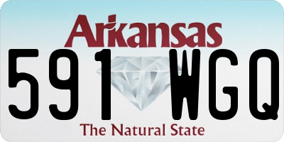 AR license plate 591WGQ