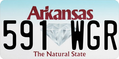 AR license plate 591WGR