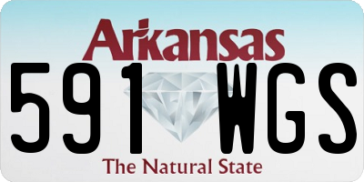 AR license plate 591WGS