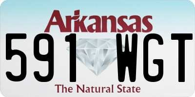AR license plate 591WGT