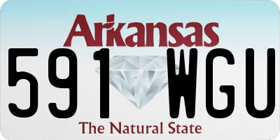 AR license plate 591WGU