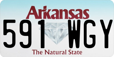 AR license plate 591WGY