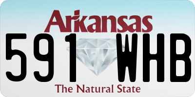 AR license plate 591WHB