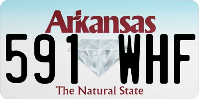 AR license plate 591WHF