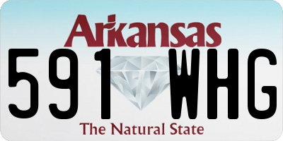 AR license plate 591WHG