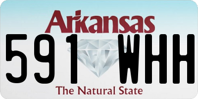 AR license plate 591WHH