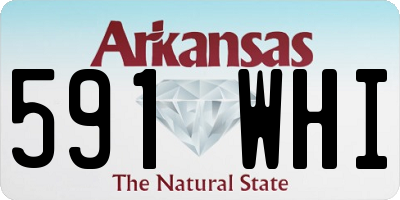 AR license plate 591WHI